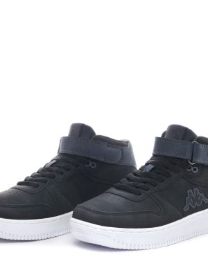 LOGO MASERTA 4 MD - Sneakers - Mid Cut - Unisex - BLACK-GREY DK