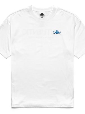 NHAMAK - T-Shirts & Top - T-Shirt - Man - White-Blue Sea