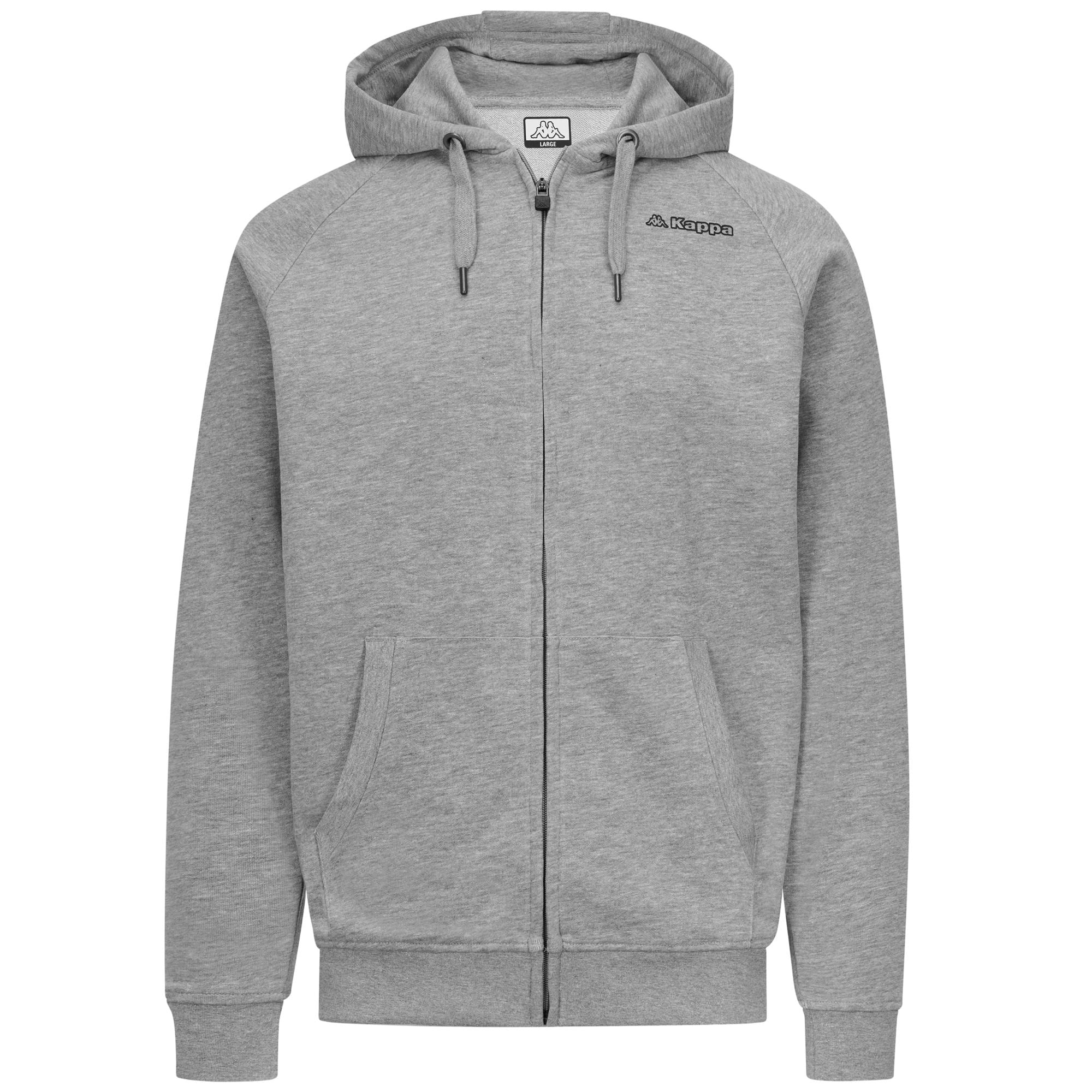 LOGO SUN RY - Fleece - Jacket - Man - GREY MD MEL-BLACK