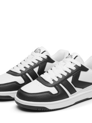 LOGO KARUSHI - Sneakers - Low Cut - Unisex - WHITE-BLACK