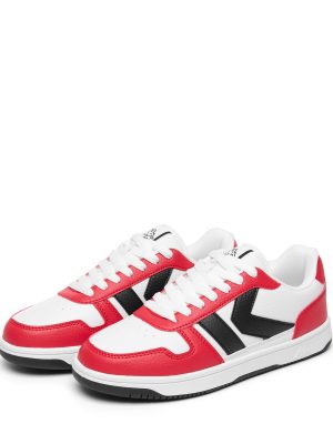 LOGO KARUSHI - Sneakers - Low Cut - Unisex - WHITE-RED CHINESE