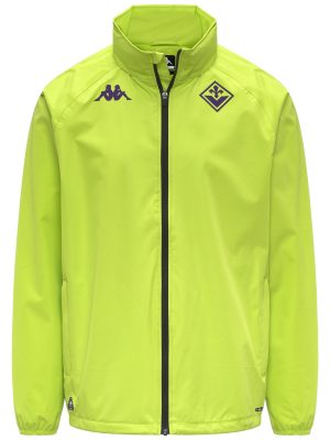 MAVARO PRO FIORENTINA - Jackets - Mid - Man - GREEN ACID-WHITE