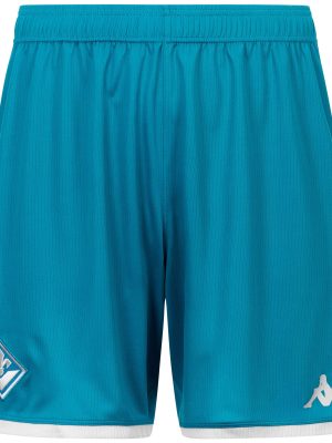 KOMBAT RYDER 2026 FIORENTINA - Shorts - Sport Shorts - Man - TURQUOISE CRYSTAL-GREY SILVER
