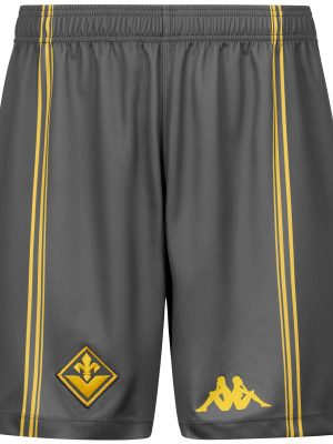 KOMBAT RYDER 2026 FIORENTINA - Shorts - Sport Shorts - Man - GREY POPPY-GREY SHADOW DK-YELLOW BUMBLEBEE