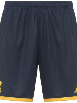 MOVIO GENOA - Shorts - Sport  Shorts - Man - BLUE DK-YELLOW DANDELION