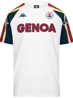 REBITEM GENOA - T-ShirtsTop - T-Shirt - Man - WHITE-BLUE DK-RED DK-YELLOW