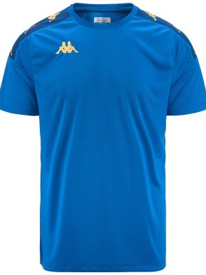 KAPPA4FOOTBALL GIANTO - Active Jerseys - Shirt - Man - BLUE SAPPHIRE-BLUE MD COBALT