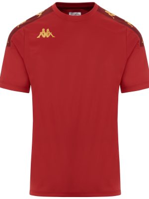 KAPPA4FOOTBALL GIANTO - Active Jerseys - Shirt - Man - RED-RED DK DAHLIA