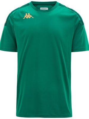 KAPPA4FOOTBALL GIANTO - Active Jerseys - Shirt - Man - GREEN-GREEN GALAPAGOS