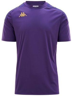 KAPPA4FOOTBALL GIANTO - Active Jerseys - Shirt - Man - VIOLET INDIGO-VIOLET GENTIAN