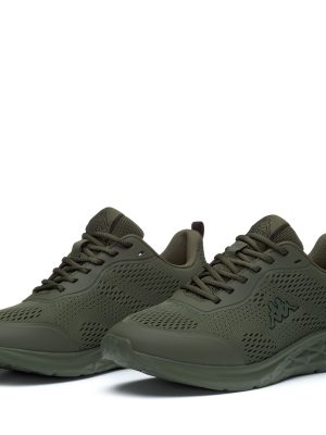 LOGO   ROOCKEY - Sneakers - Low Cut - Unisex - GREEN OLIVE-BLACK