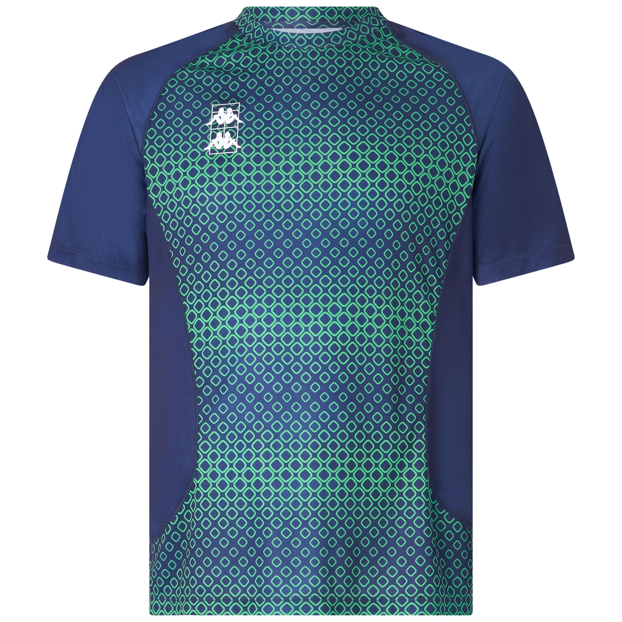KOMBAT PADEL FUGOSI - Active Jerseys - Shirt - Man - BLUE TWILIGHT-BLUE SAPPHIRE-GREEN FLUO