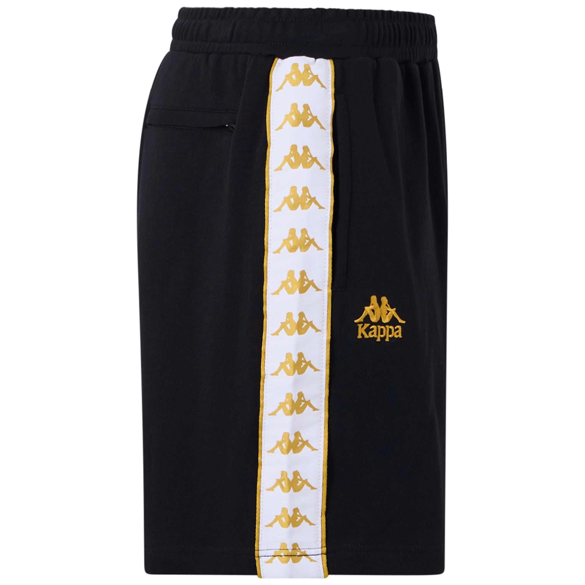 222 BANDA OVIEDO - Shorts - Sport Shorts - Man - BLACK-YELLOW GOLD RICH-WHITE - Image 2
