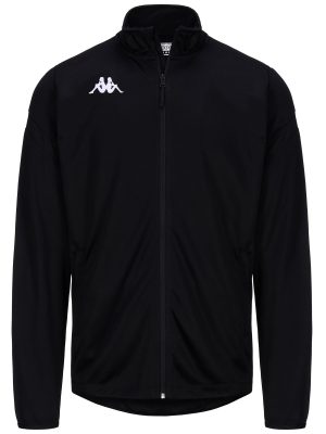 KAPPA4FOOTBALL DOLVIO - Fleece - Jacket - Man - BLACK