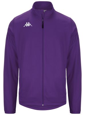 KAPPA4FOOTBALL DOLVIO - Fleece - Jacket - Man - VIOLET INDIGO