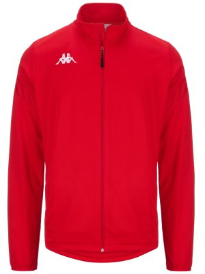 KAPPA4FOOTBALL DOLVIO - Fleece - Jacket - Man - RED CHINESE