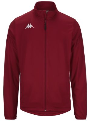 KAPPA4FOOTBALL DOLVIO - Fleece - Jacket - Man - RED GRANATA