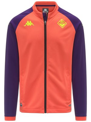 MOXUNA PRO FIORENTINA - Fleece - Jacket - Man - RED LIVING-VIOLET MD