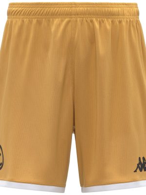 KOMBAT RYDER 2026 SPEZIA - Shorts - Sport Shorts - Man - YELLOW GOLD CREAM-BLACK-WHITE