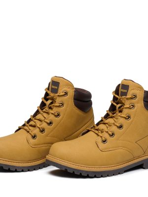 ASTOR - Ankle Boots - Laced - Unisex - BEIGE OCHRE