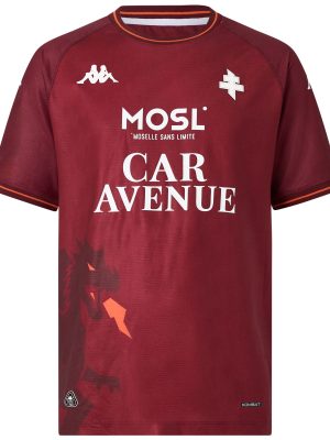 KOMBAT 2026 HOME FC METZ - Active Jerseys - Shirt - Man - RED GRANATA-ORANGE FLAME-SPONSOR