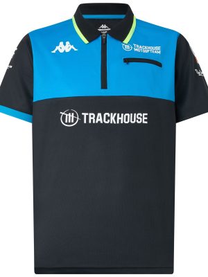 ACROZ TRACKHOUSE - Polo Shirts - Polo - Man - GREY ANTRACHITE-BLUE DIVA-NEON YELLOW