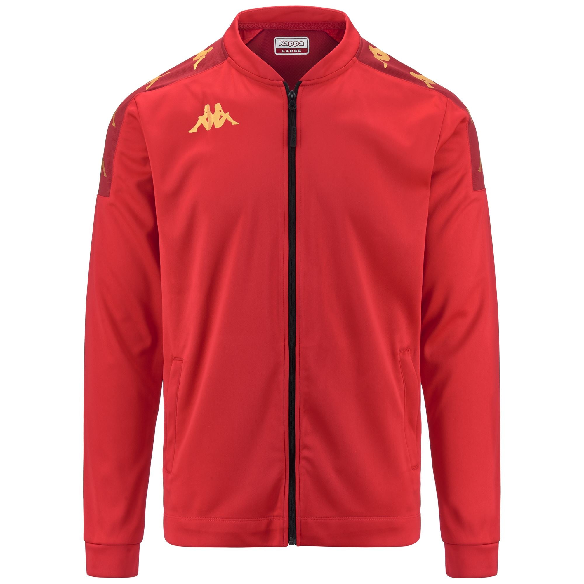 KAPPA4FOOTBALL GIULLIO - Fleece - Jacket - Man - RED-RED DK DAHLIA