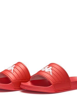 LOGO  NOLES - Flip-Flops - Stripe - Unisex - RED-WHITE-WHITE