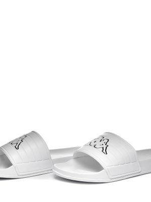 LOGO  NOLES - Flip-Flops - Stripe - Unisex - WHITE-BLACK