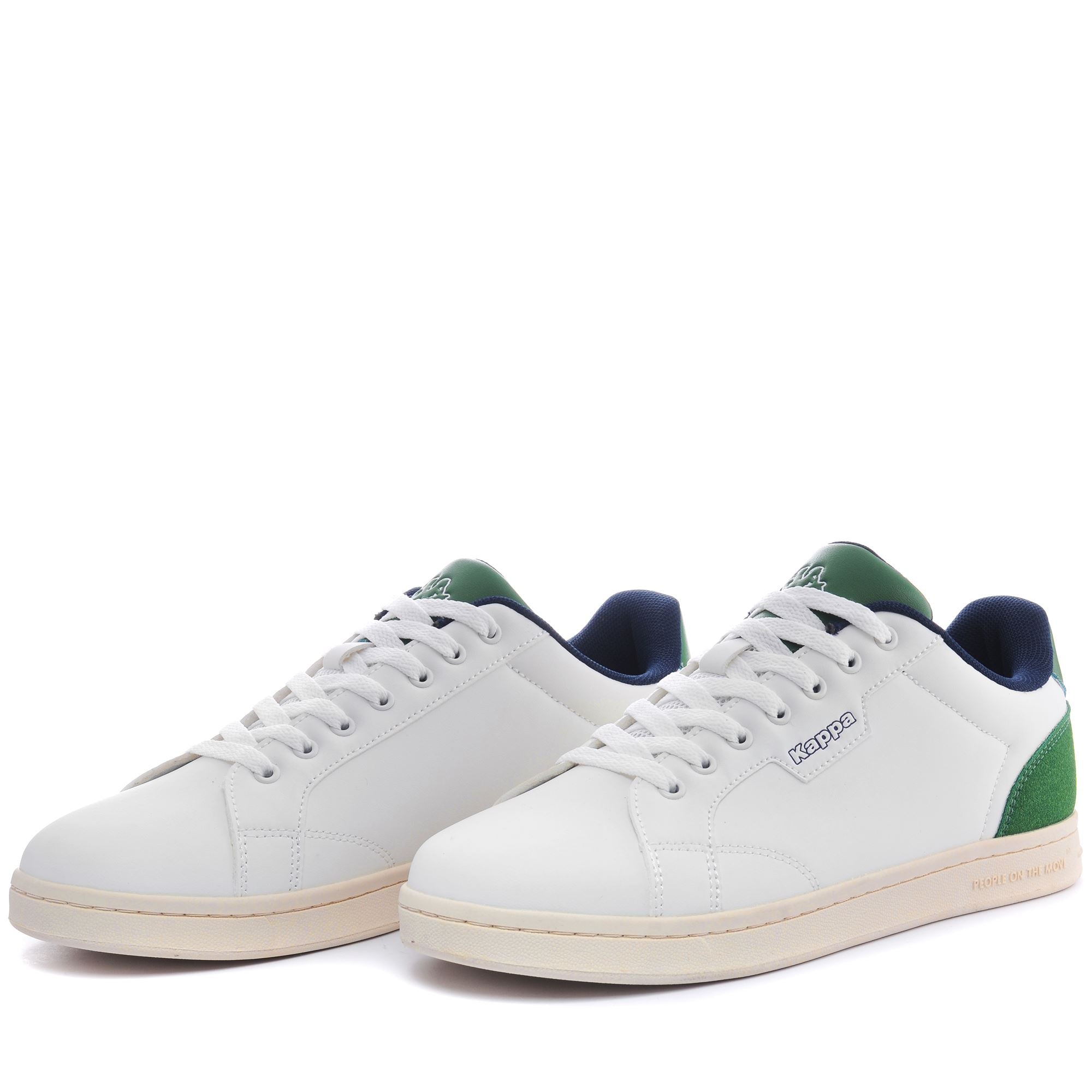 LOGO TANGO - Sneakers - Low Cut - Unisex - WHITE-GREEN DK