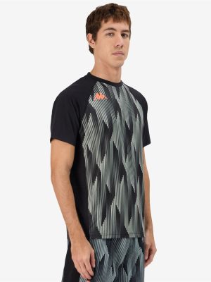 KOMBAT GILON - Active Jerseys - Shirt - Man - BLACK-GREY BEAUTY-GREY BARELY