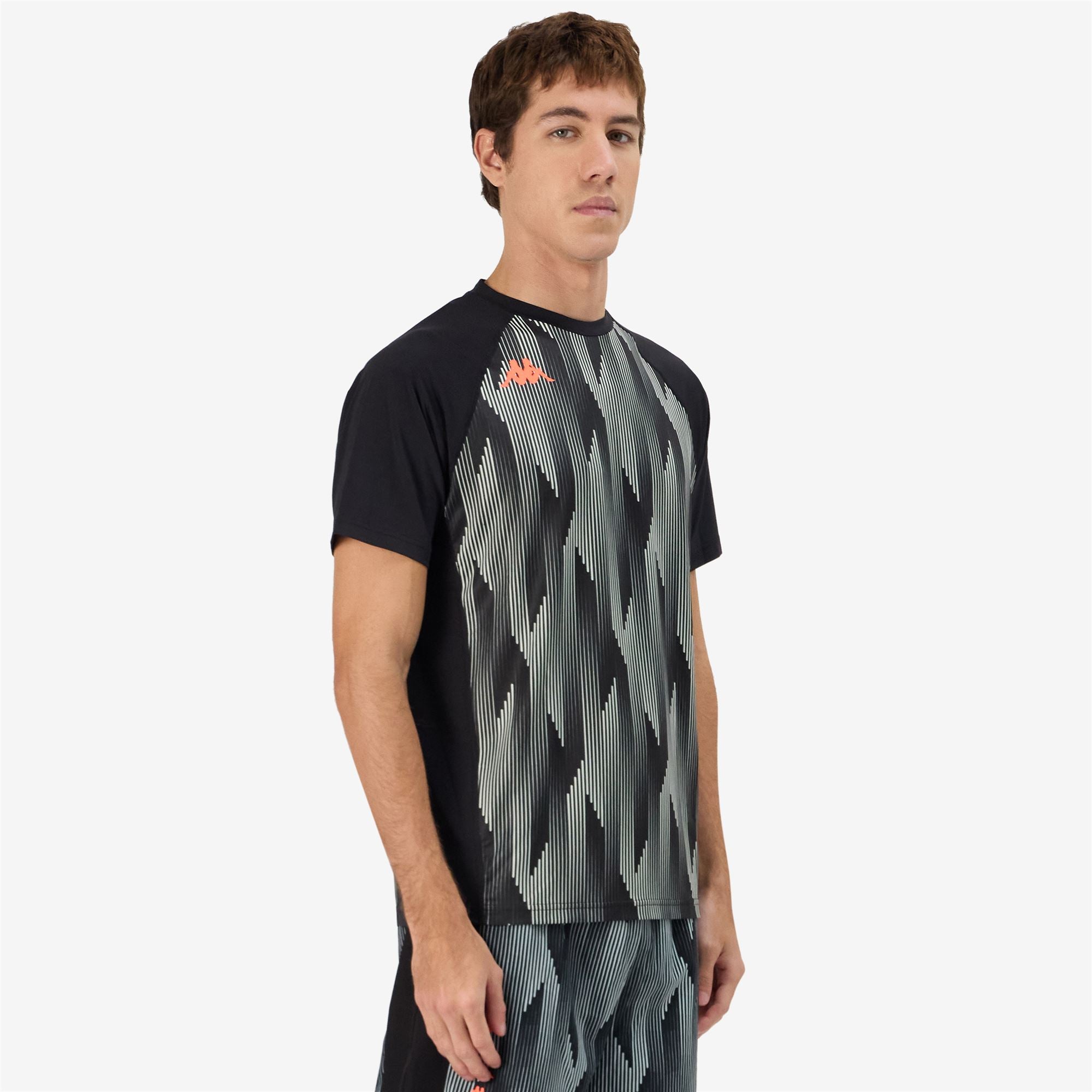 KOMBAT GILON - Active Jerseys - Shirt - Man - BLACK-GREY BEAUTY-GREY BARELY