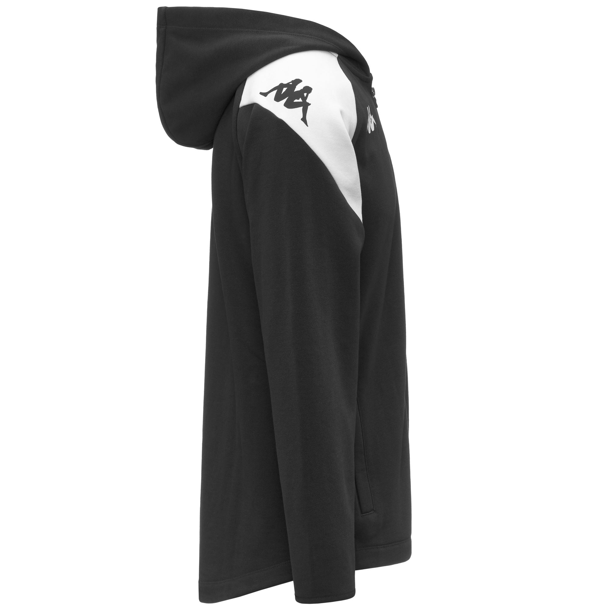 KAPPA4FOOTBALL LIANTOZI - Fleece - Hoodie Full Zip - Man - BLACK-WHITE - Image 2