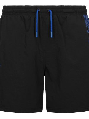 LOGO GIOPPE - Bathing Suits - Swimming Trunks - Man - BLACK