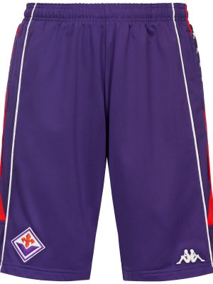 222 BANDA FOBY FIORENTINA - Shorts - Sport  Shorts - Man - VIOLET MD-RED-WHITE WHISPER