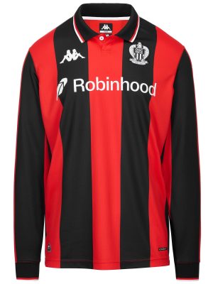 KOMBAT 2026 HOME OGC NICE - Active Jerseys - Shirt - Man - RED-BLACK-SPONSOR