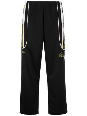 222 BANDA  ARESTE 433 - Pants - Sport Trousers - Man - BLACK-WHITE-YELLOW BLAZING