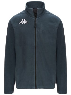 6CENTO 687BFZ - Fleece - Jacket - Unisex - GREY ASPHALT-BLACK