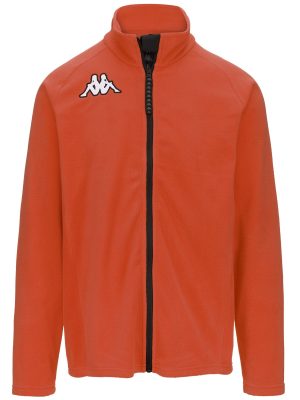 6CENTO 687BFZ - Fleece - Jacket - Unisex - ORANGE SMUTTY
