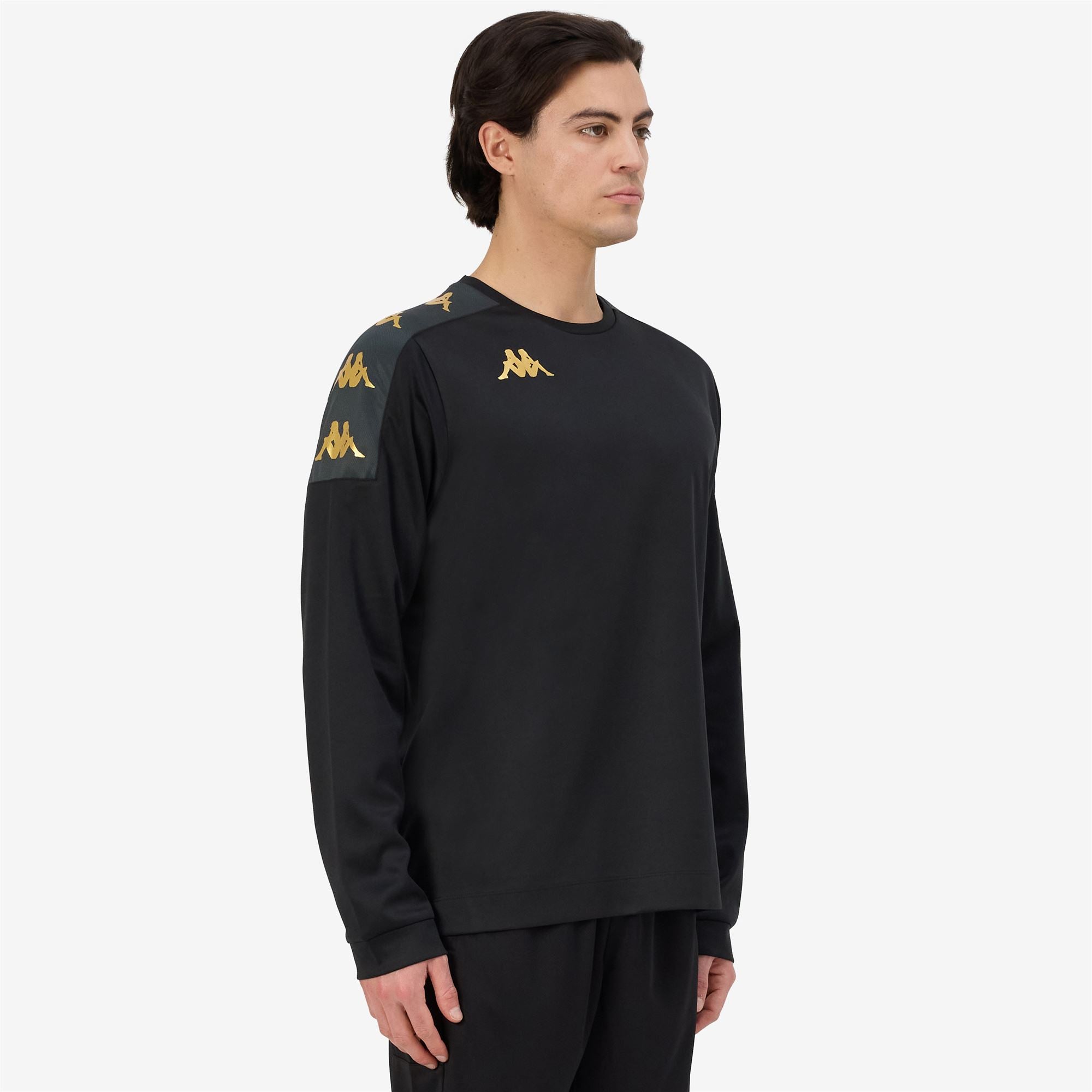 KAPPA4FOOTBALL GAVERNO - Fleece - Jumper - Man - BLACK-GREY DK - Image 5