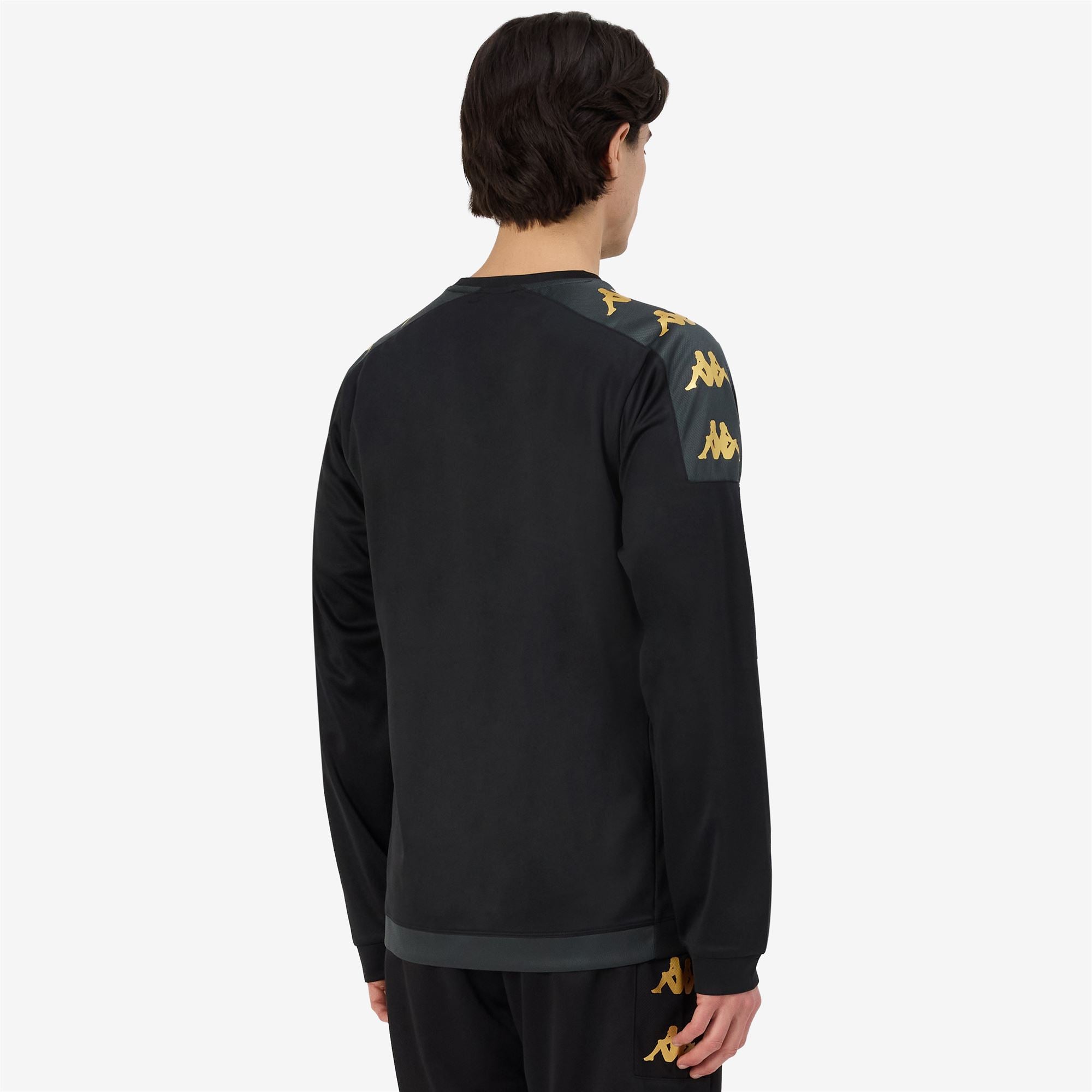 KAPPA4FOOTBALL GAVERNO - Fleece - Jumper - Man - BLACK-GREY DK - Image 6