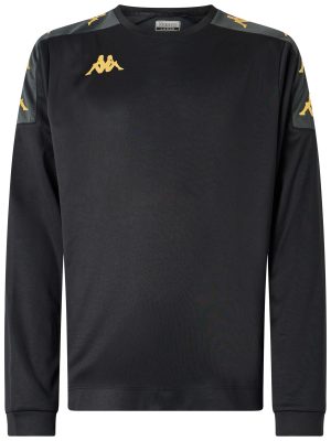 KAPPA4FOOTBALL GAVERNO - Fleece - Jumper - Man - BLACK-GREY DK