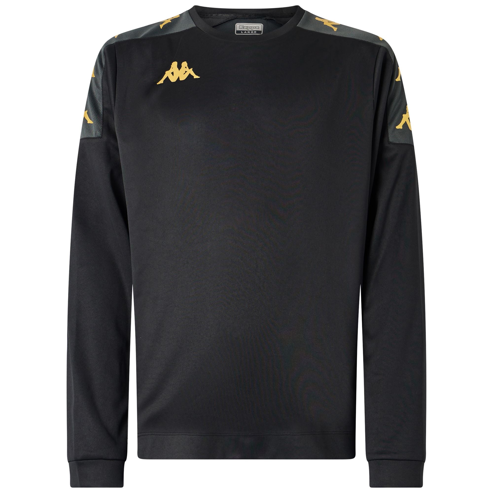 KAPPA4FOOTBALL GAVERNO - Fleece - Jumper - Man - BLACK-GREY DK
