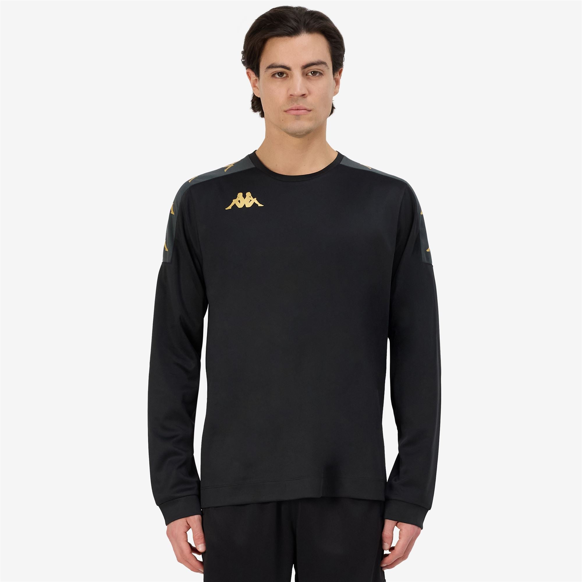 KAPPA4FOOTBALL GAVERNO - Fleece - Jumper - Man - BLACK-GREY DK - Image 4