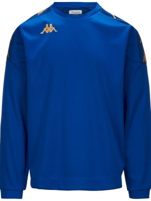 KAPPA4FOOTBALL GAVERNO - Fleece - Jumper - Man - BLUE SAPPHIRE-BLUE MD COBALT