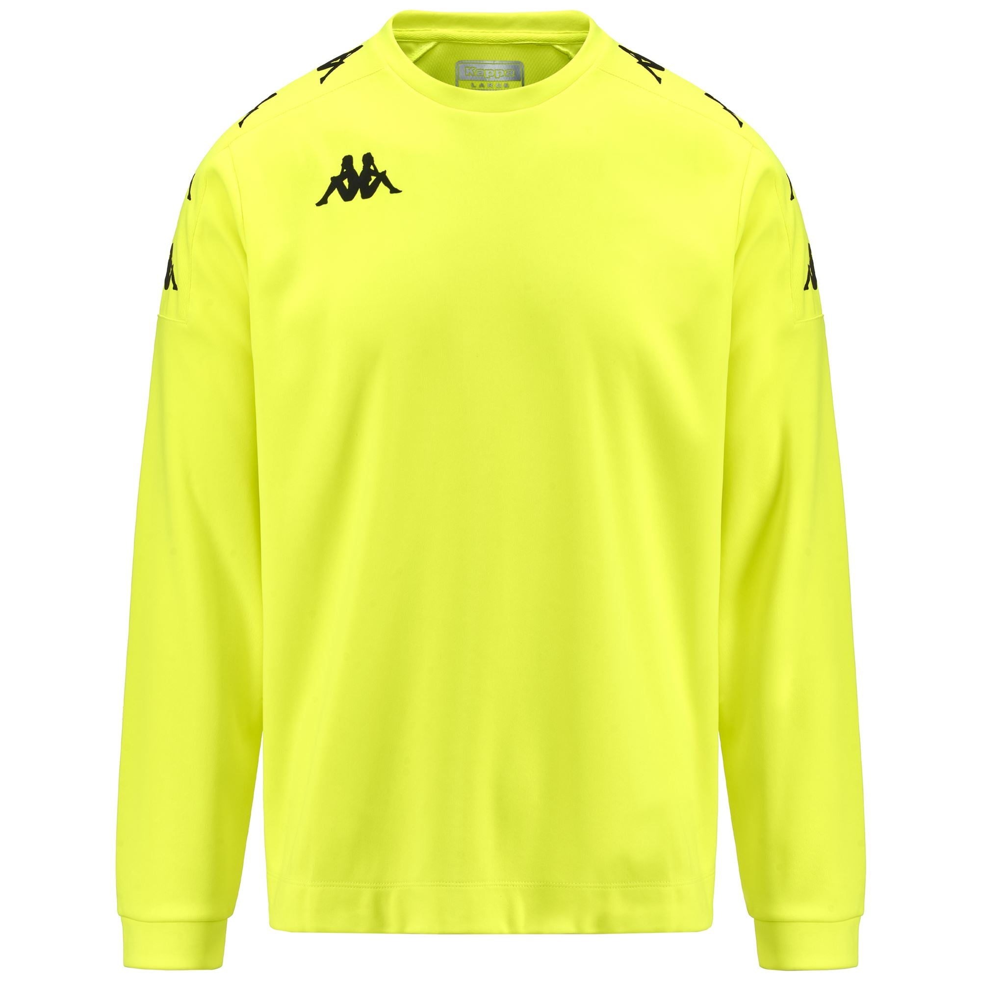 KAPPA4FOOTBALL GAVERNO - Fleece - Jumper - Man - NEON YELLOW