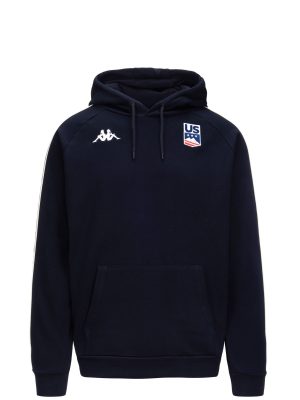 222 BANDA HURTADO 2 US - Fleece - Jumper - Man - BLUE DK NAVY