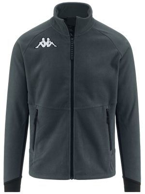 6CENTO 687N - Fleece - Jacket - Man - GREY ASPHALT-BLACK