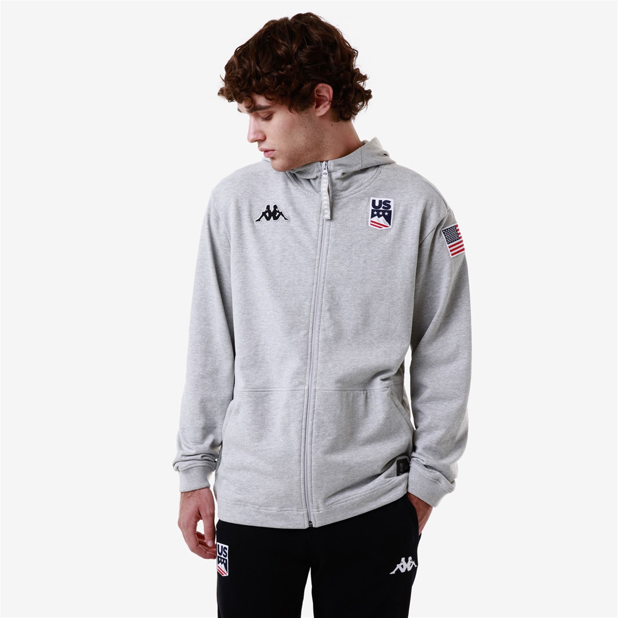 ARUFEODA US - Fleece - Jumper - Unisex - GREY MD-WHITE-MELANGE - Image 4