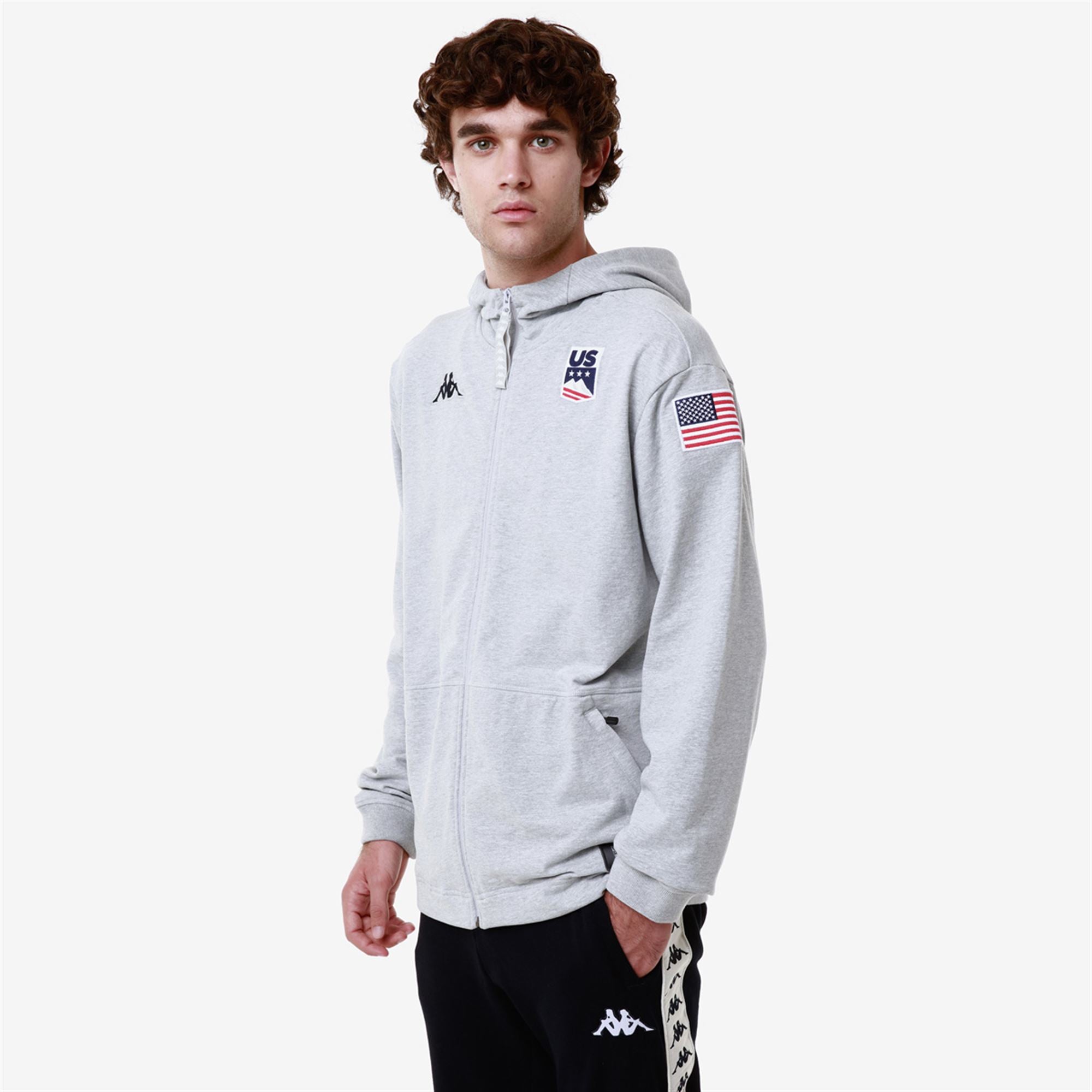 ARUFEODA US - Fleece - Jumper - Unisex - GREY MD-WHITE-MELANGE - Image 5